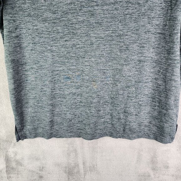Mens Heathered Gray 32 Degrees Polo Shirt Short Sleeve Polyester Spandex Size L - Picture 3 of 10